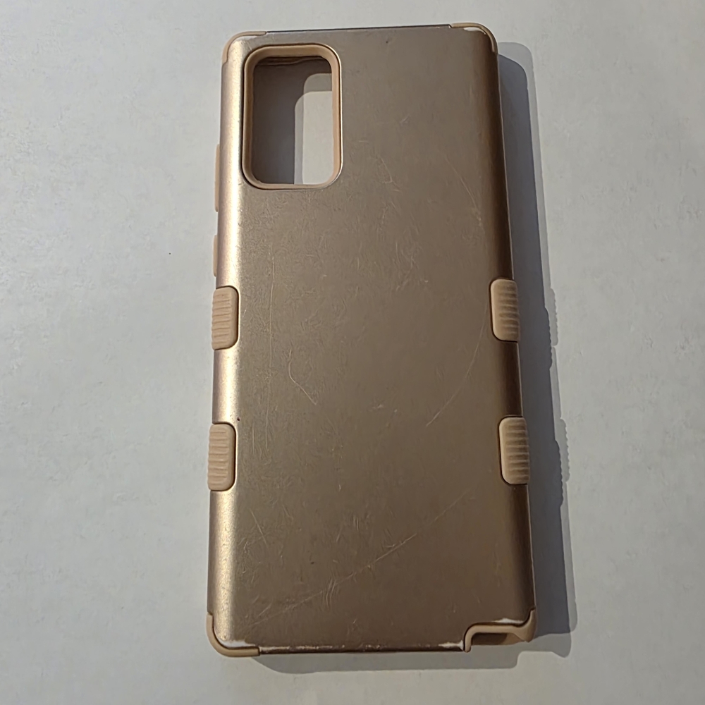 Galaxy Note 20 3D Cilicone Case, Mildly Used,  Pink Color